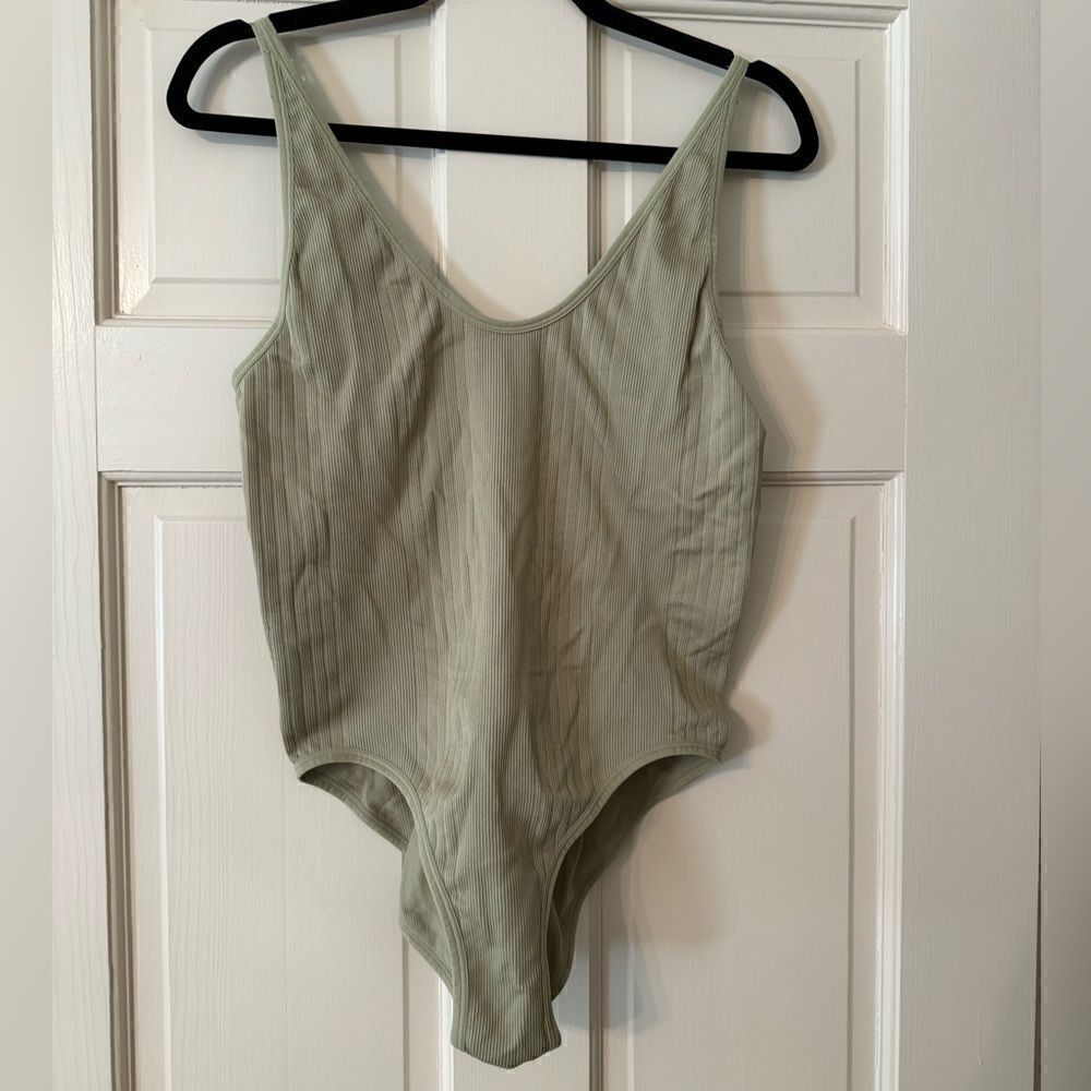 Women’s Aerie Tank Ribbed Body Suit L